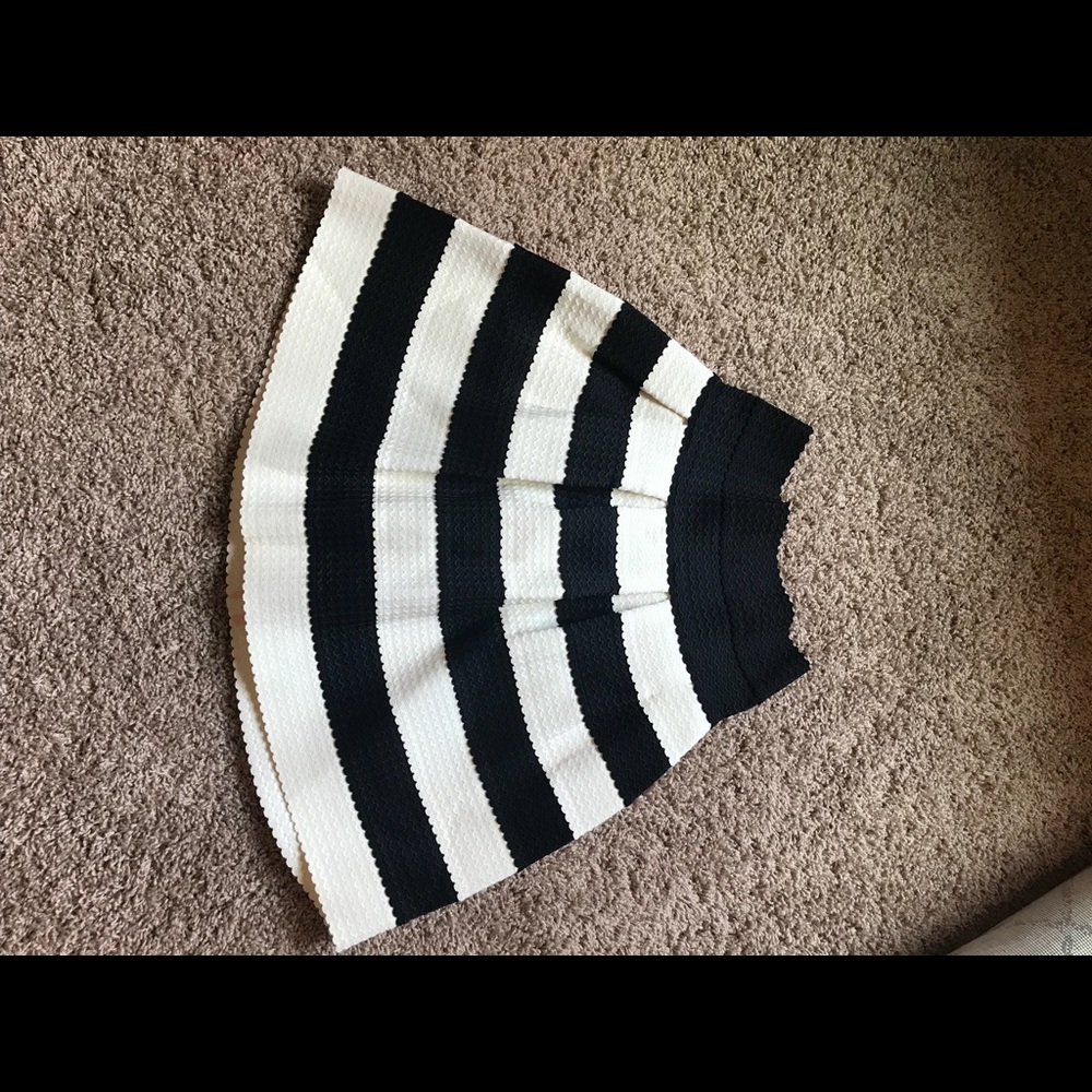 Anthropologie full stripe skirt